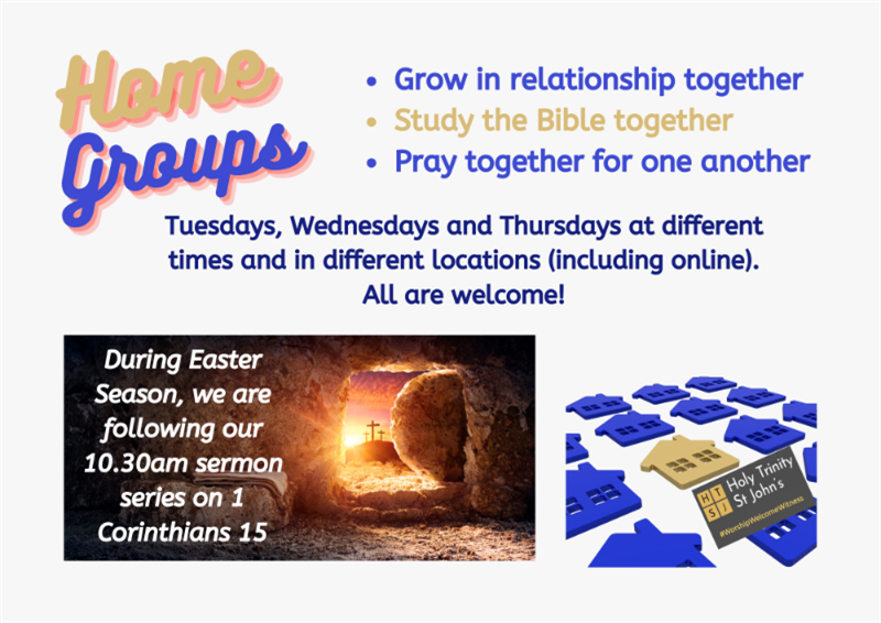 Home Groups Summer 2025