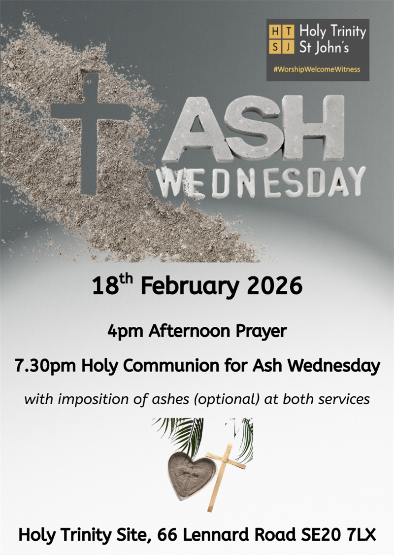 2026 Ash Wednesday invitation